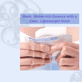 JAYJUN JJ essence dripping into palm to illustrate rich moisture delivery and absorption