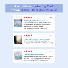 JAYJUN JJ pack of ten masks staged in a bathroom to suggest regular self-care use