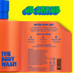JB SKRUB pump dispenser close-up for mess-free foaming use