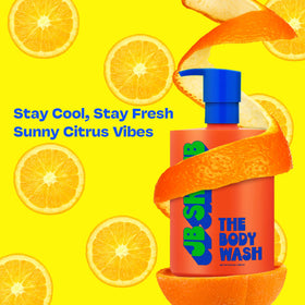 Teen using JB SKRUB body wash after sports for odor control