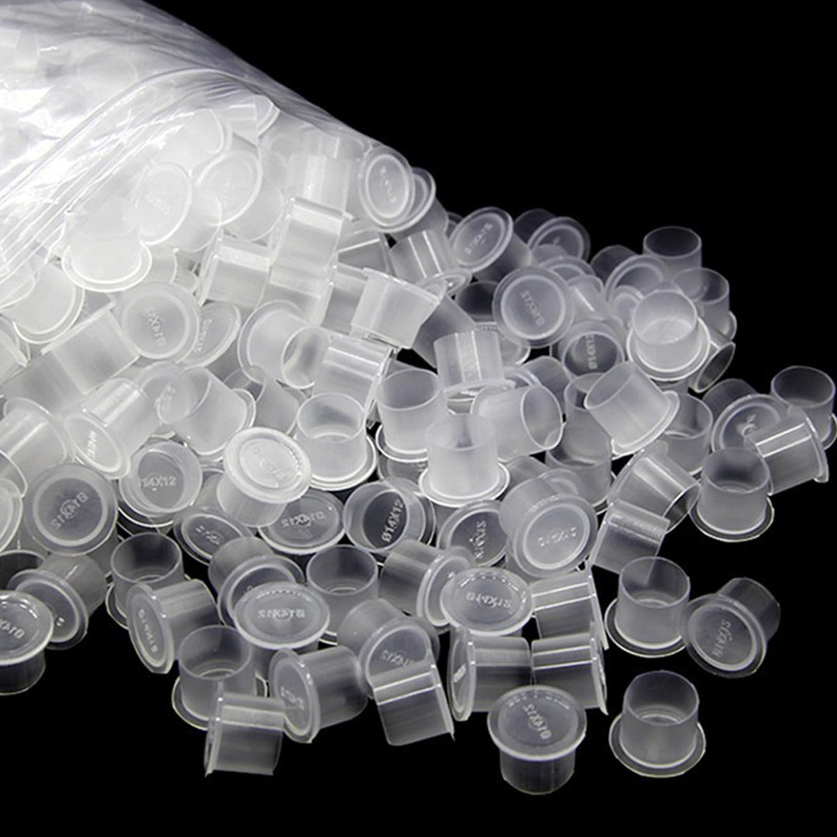 Jconly front packaging of 1000pcs small #11 disposable ink caps, easy bulk supply