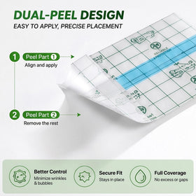 Jconly pre-cut strip shaped for tattoo for customizable coverage