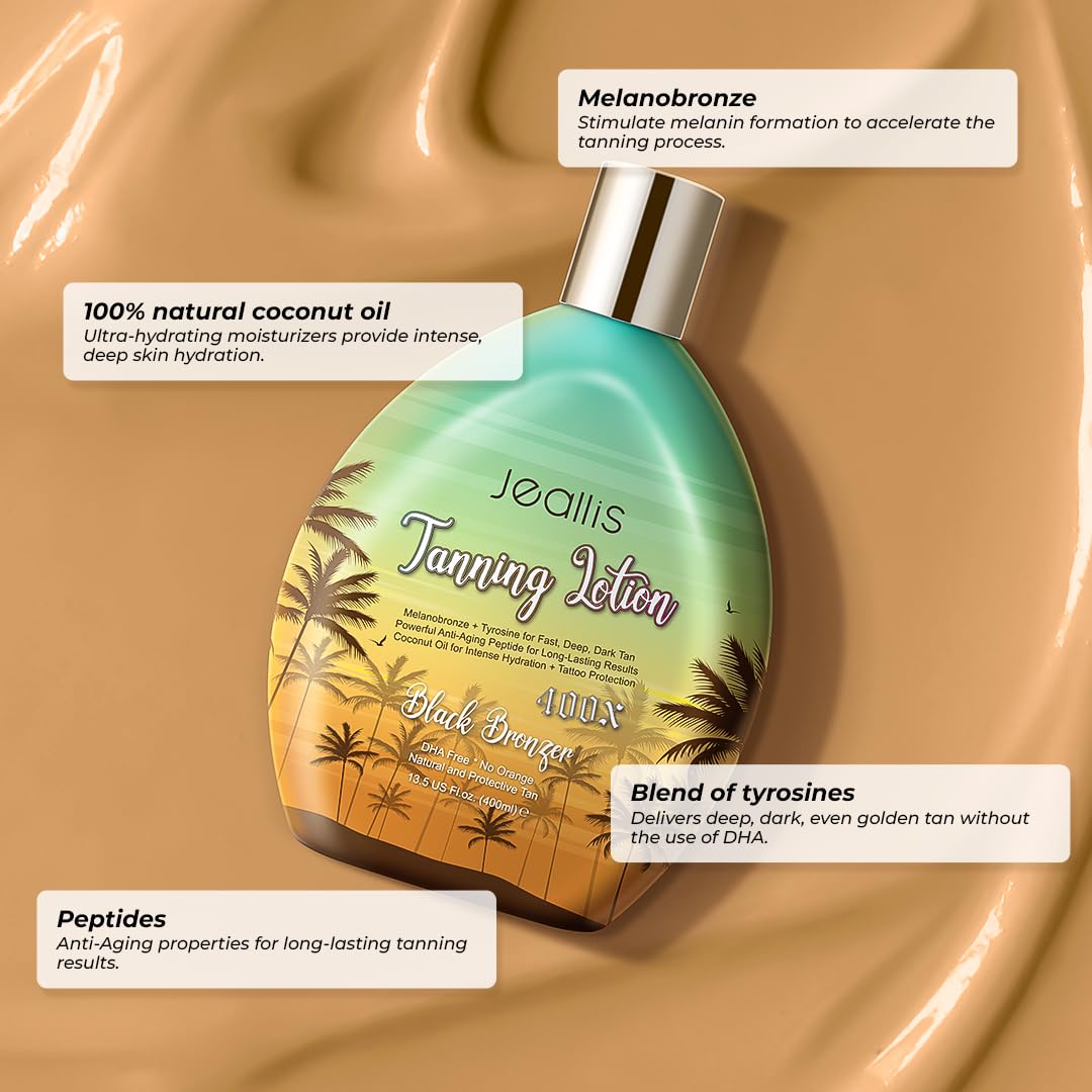 Jeallis lotion dispensed on hand highlighting creamy texture and easy spreadability