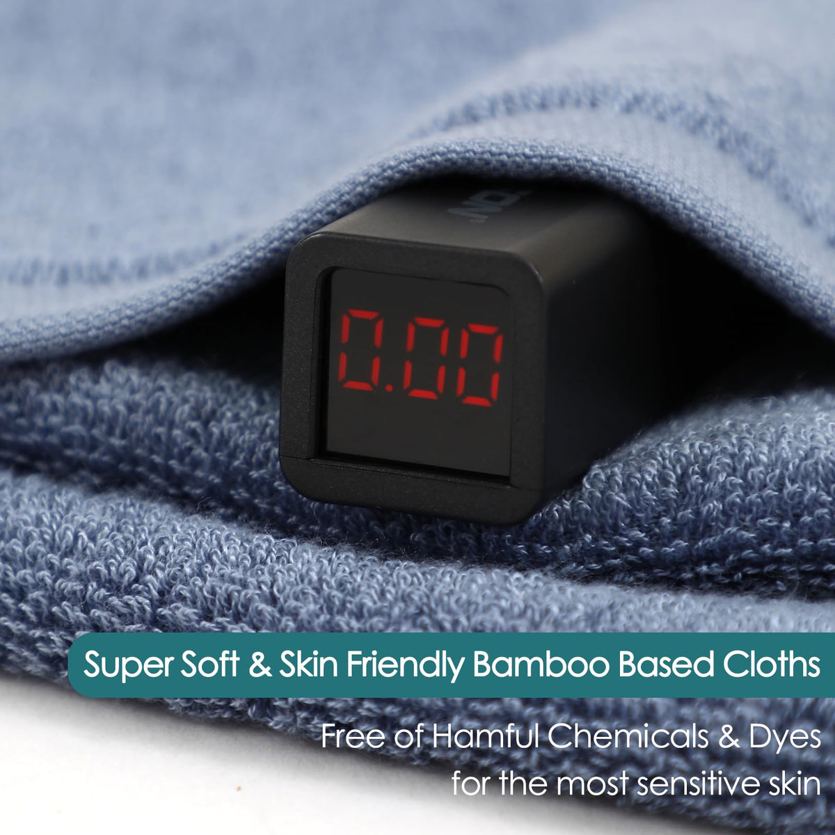 JEFFSUN used as baby washcloth showing soft touch and safe cleansing