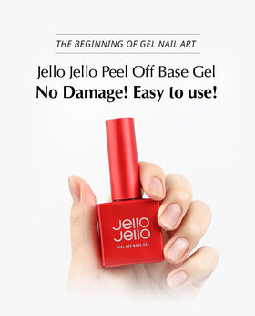 JelloJello peeled base being lifted with a wooden stick for damage-free removal