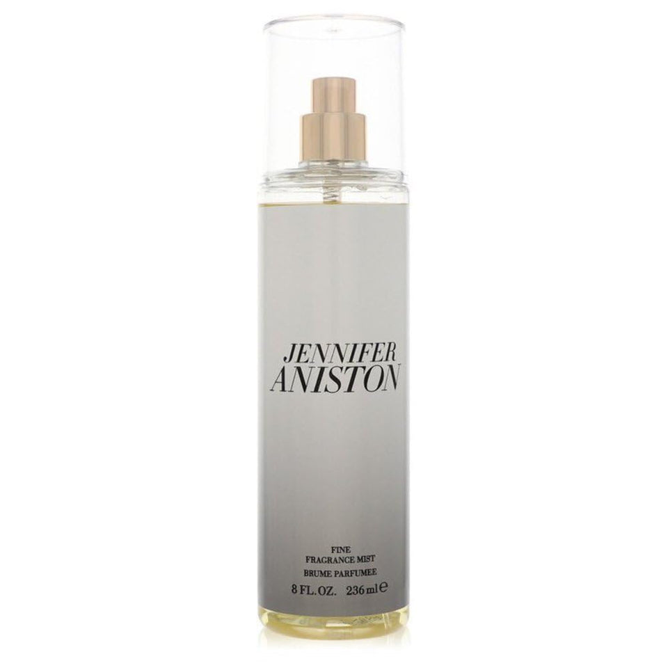 Jennifer Aniston fine fragrance mist front view shows compact bottle and easy-spray for everyday freshness