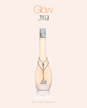 Jennifer Lopez Glow spray on wrist demonstrating easy daily application
