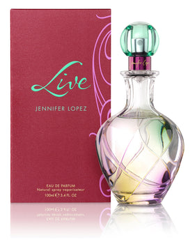 Jennifer Lopez Live side profile showing bottle silhouette and cap for elegant display