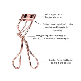 Jenny Patinkin curler held in hand showing size and finger-hold ergonomics benefit