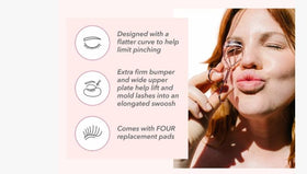 Jenny Patinkin curler styled on vanity highlighting professional look and daily use benefit