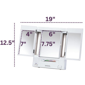 JERDON folded compact storage on shelf demonstrating space-saving convenience