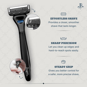Jeremy's lubricating strip close-up with argan oil and aloe for smoother glide