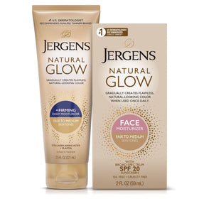 Jergens bundle front packaging showing both products and benefits