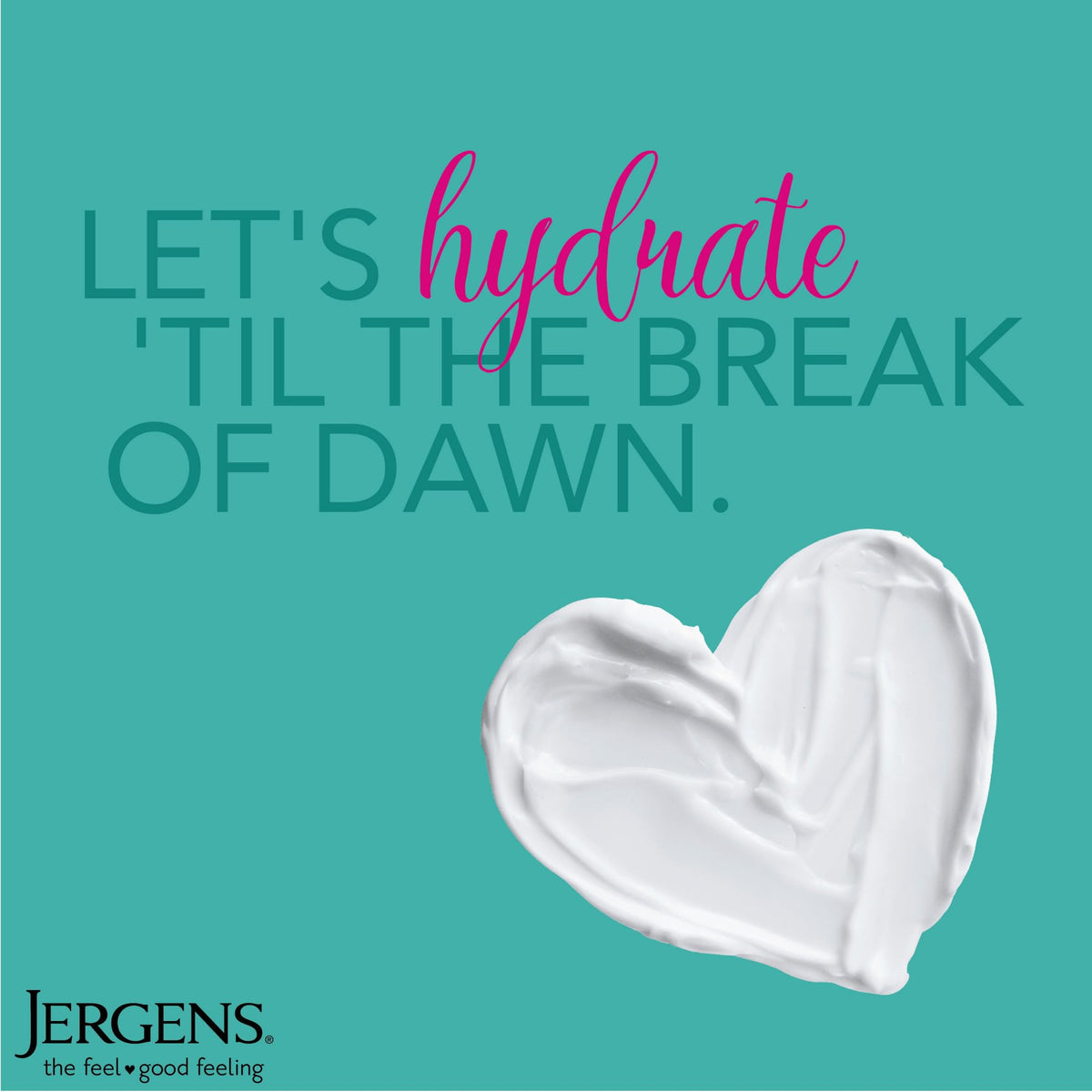Jergens pump-top detail for easy dispensing and controlled application