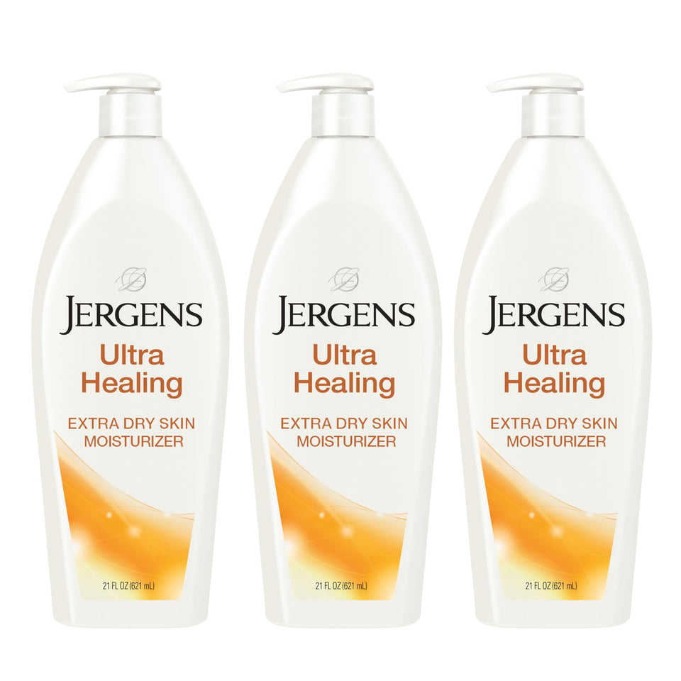 Jergens front packaging 21 oz showing product and benefits