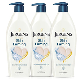 Jergens front packaging showing brand and product benefits for hydrated skin