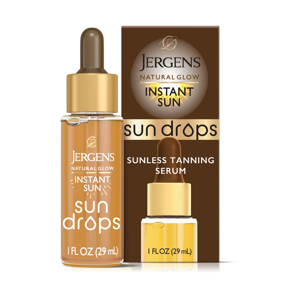 Jergens front packaging showing bottle and label for easy identification and benefits