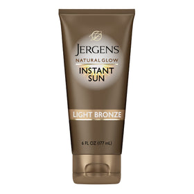 Jergens front packaging showing product and instant bronzed benefit