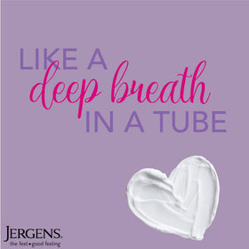 Jergens lavender body butter close-up texture highlighting rich, moisturizing butter