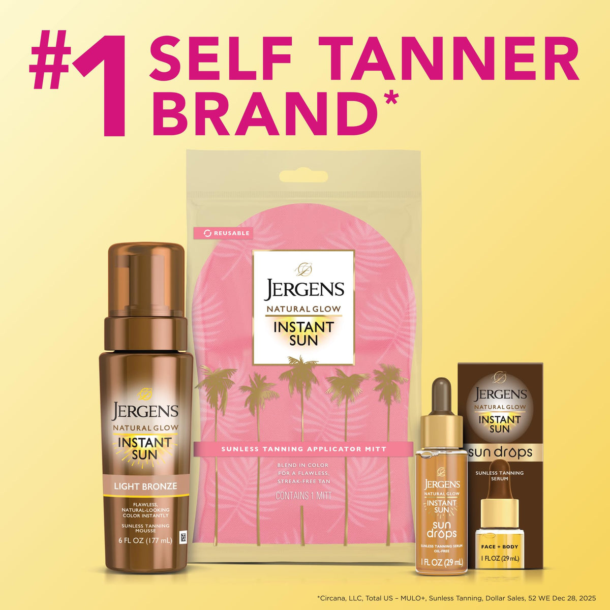 Jergens lifestyle image showing sun-kissed beach-ready bronze look