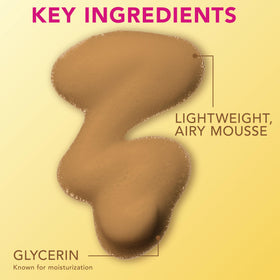Jergens mousse with tanning mitt for streak-free, even finish