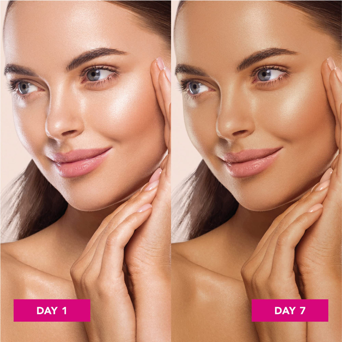 Jergens label close-up highlighting SPF 20 and oil-free formulation