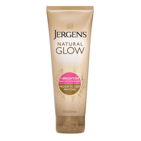 Jergens front packaging showing the daily self-tanner and benefits