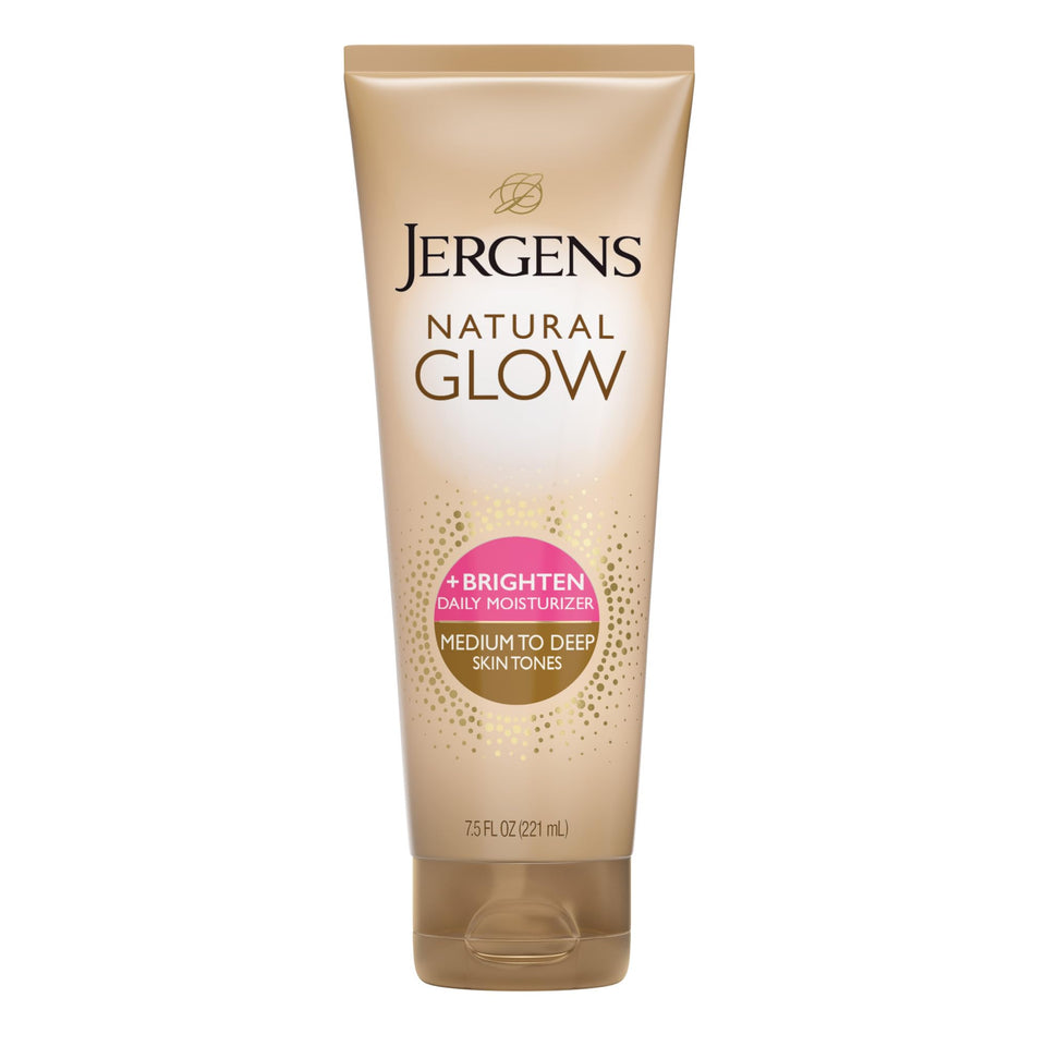 Jergens front packaging showing the daily self-tanner and benefits