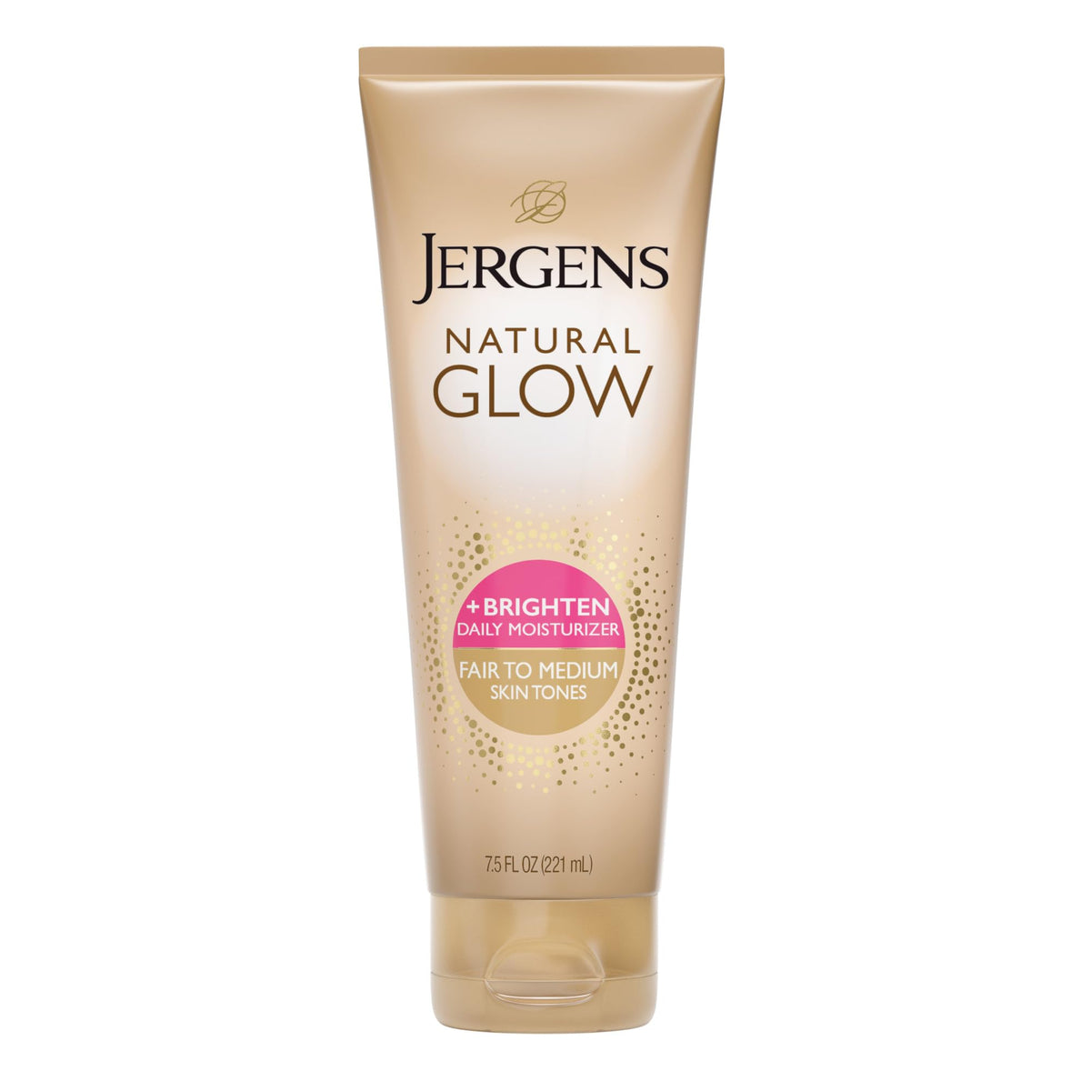 Jergens front packaging showing product and benefits for gradual glow