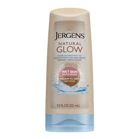 Jergens bottle front packaging showing product and benefits