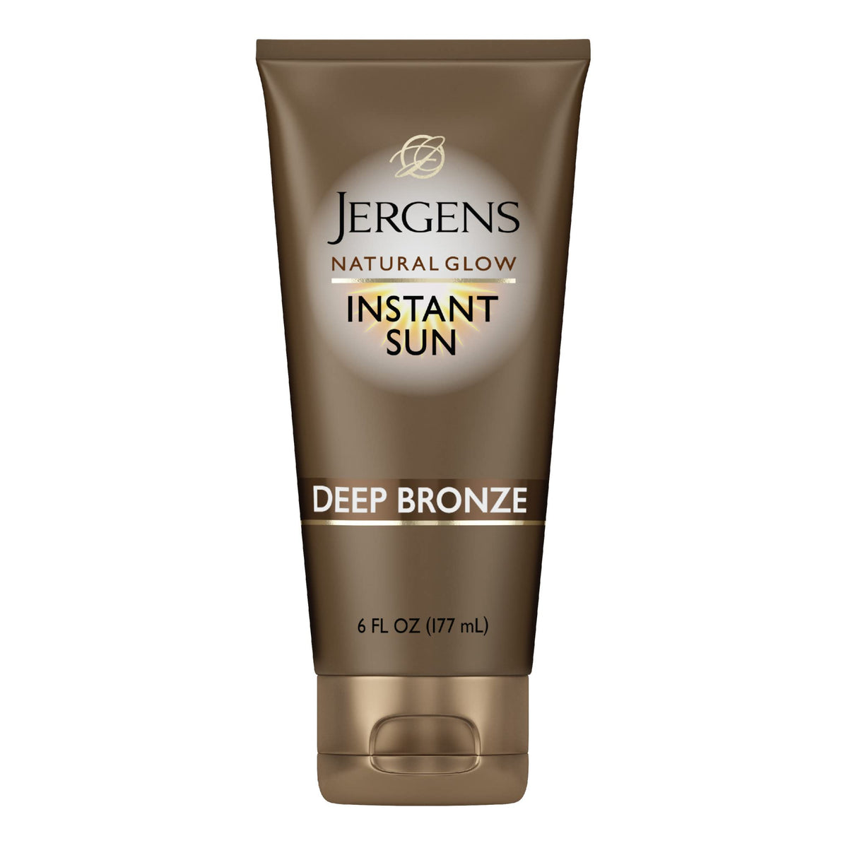 Jergens front packaging showing product name and bronzing benefit