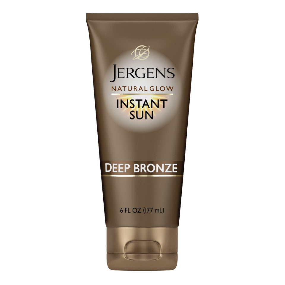 Jergens front packaging showing product name and bronzing benefit