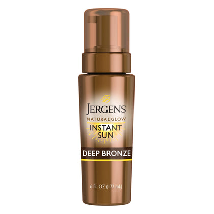 Jergens front packaging showing product and quick bronze benefit