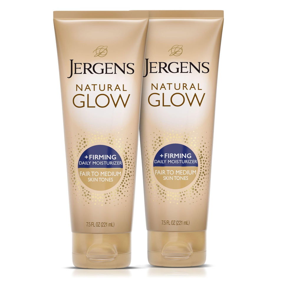 Jergens bottle pack front showing brand and gradual tan benefit