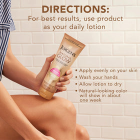 Jergens packaging back showing ingredients and benefits for informed shoppers