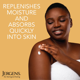 Jergens pump dispenser closeup highlighting easy application and control