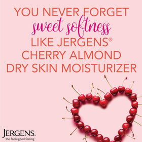 Jergens pump dispensing lotion for easy one-handed use and quick application