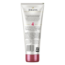 Jergens rose body butter with roses and camellia flowers evoking fragrance