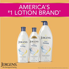 Jergens bottle next to hand showing 16.8 oz scale and generous supply