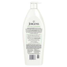 Jergens bottle in bathroom setting promoting daily routine use