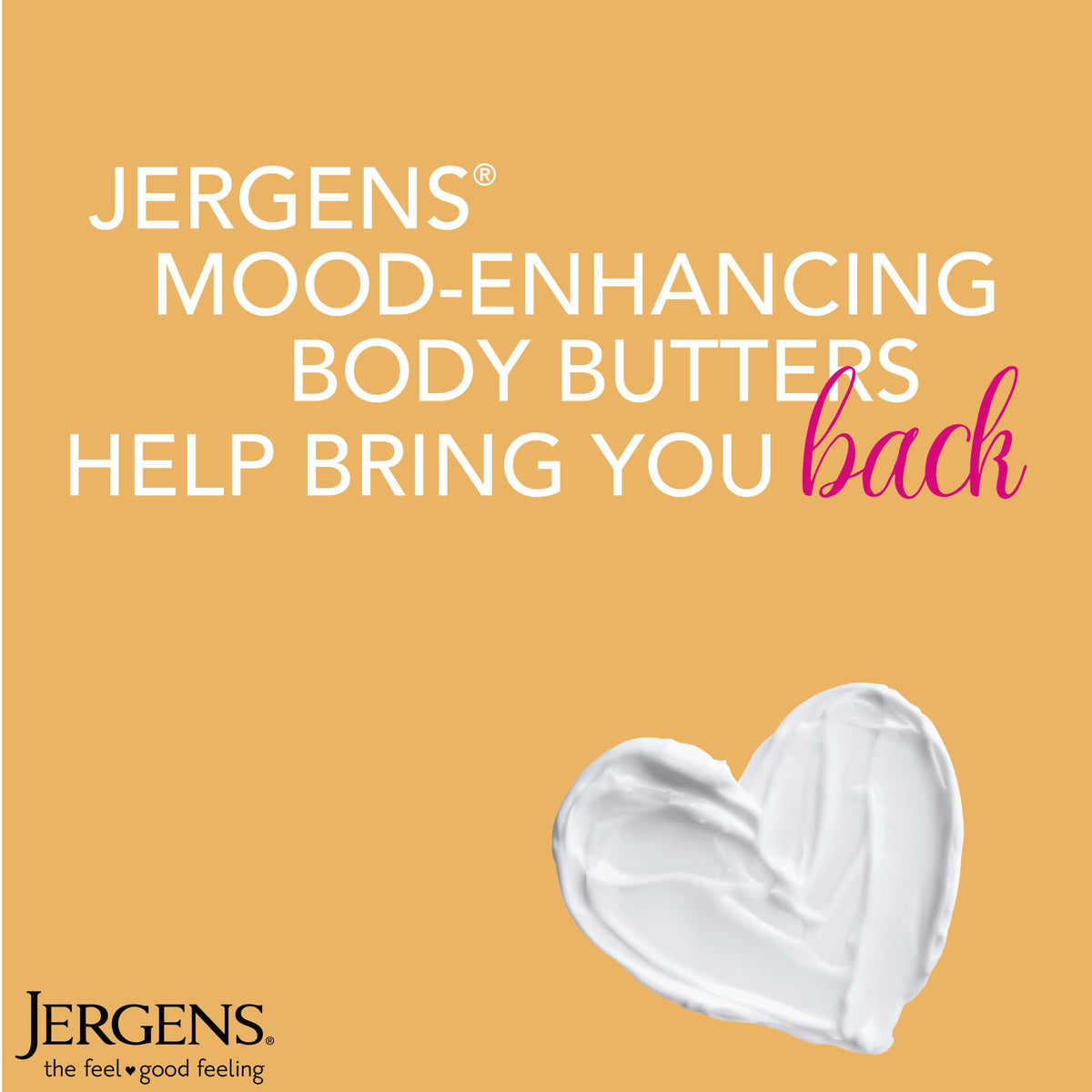 Visual of shea cocoa mango butters used in Jergens for deep nourishment