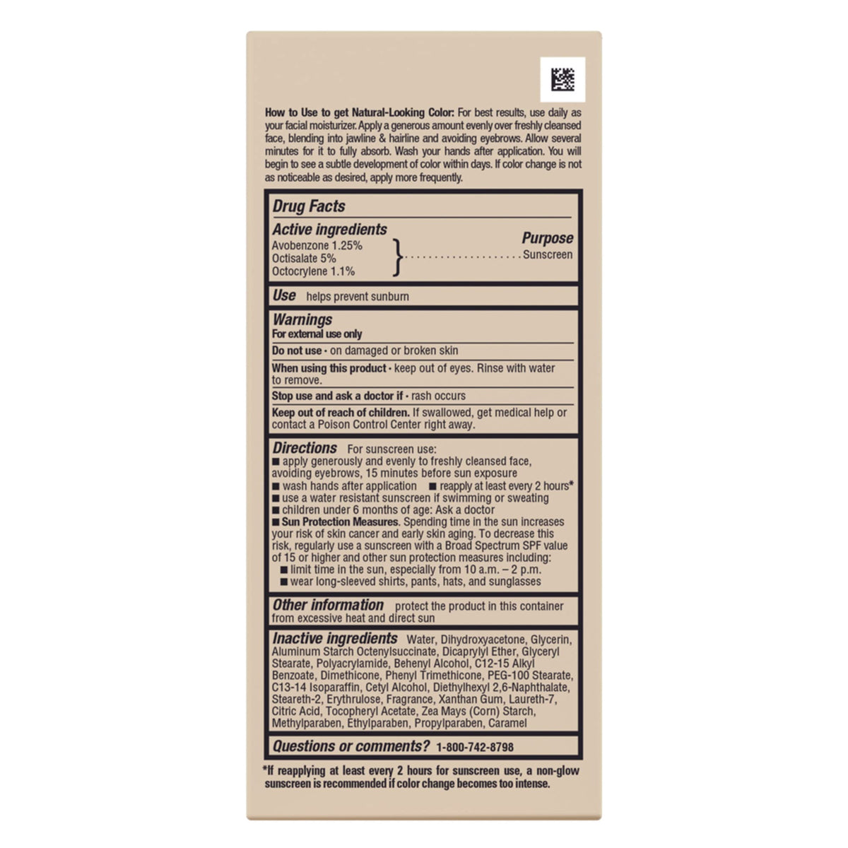 Jergens two-pack layout showing product quantity and consistent results