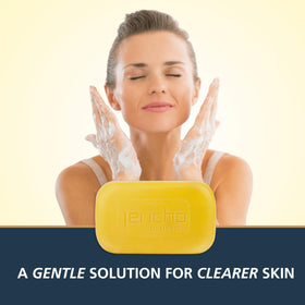 Jericho man using soap in shower showing full-body cleansing benefit