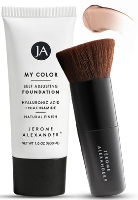 Jerome Alexander front bottle showing clean packaging and easy application benefit