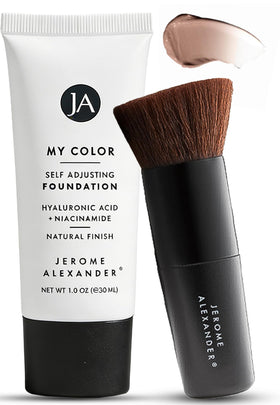 Jerome Alexander front packaging showing bottle and label, clear brand recognition and trust