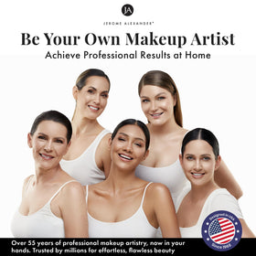 Jerome Alexander lifestyle shot of woman wearing foundation during outdoor activity