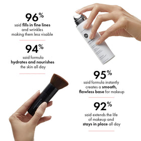 Jerome Alexander bottle on vanity conveying everyday skincare and makeup prep benefit