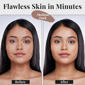 Jerome Alexander microbead closeup illustrating adaptive pigment technology for perfect match