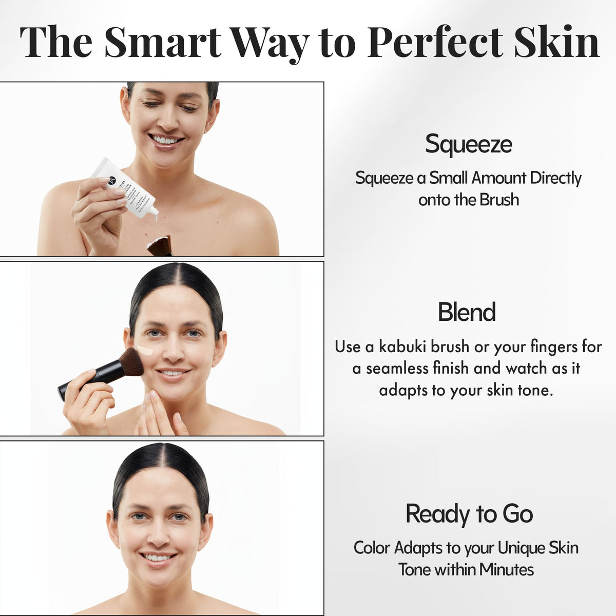 Jerome Alexander pump dispenser and cream texture showing easy control and smooth application