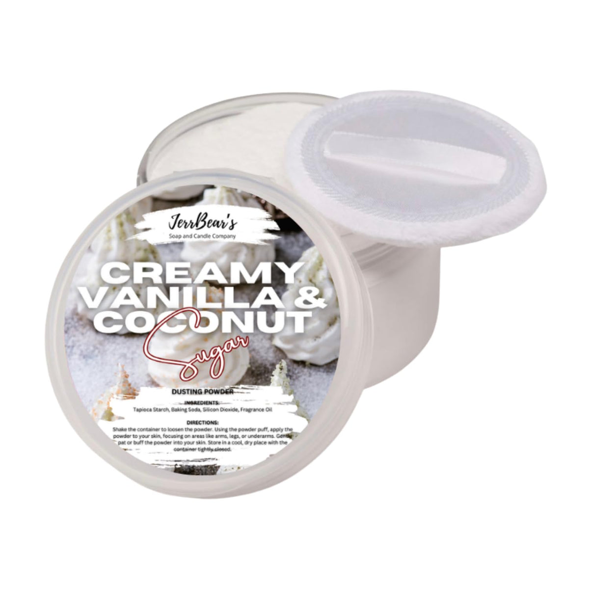 JerrBear’s front jar view showing label and 4oz size, conveys convenience